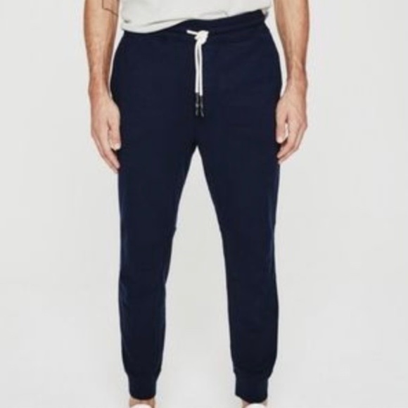 AG Adriano Goldschmied Black Jogger Sweatpants - Picture 1 of 5
